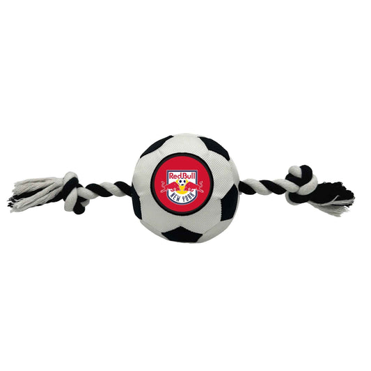 New York Red Bulls Soccer Ball Rope Toy