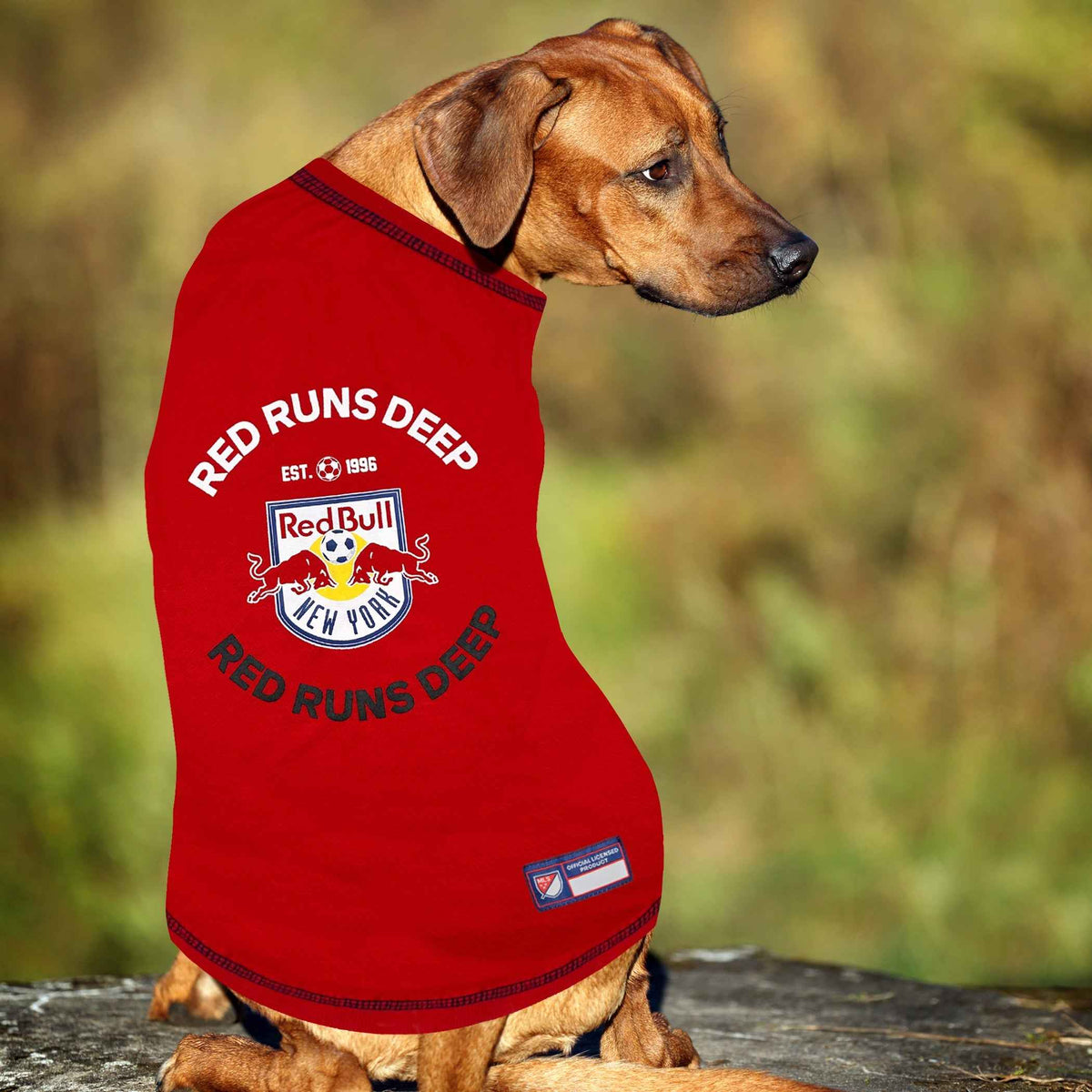 MLS New York Red Bulls Dog T-Shirt