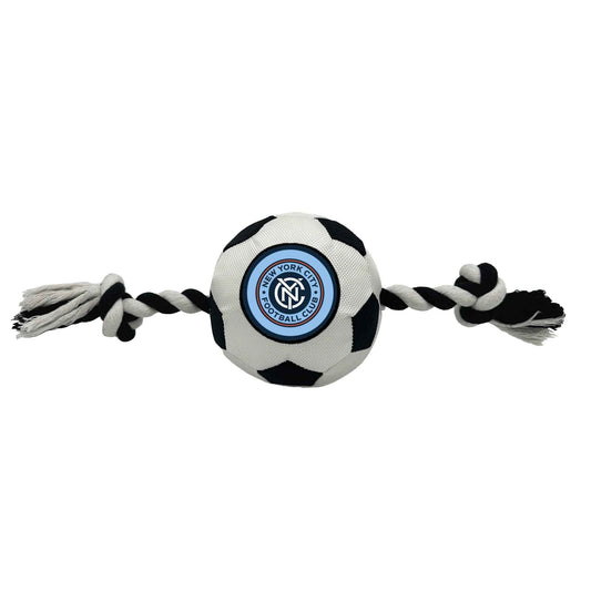 New York City FC Soccer Ball Rope Toy
