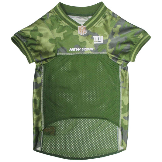 NFL New York Giants Camo Mesh Dog Jersey