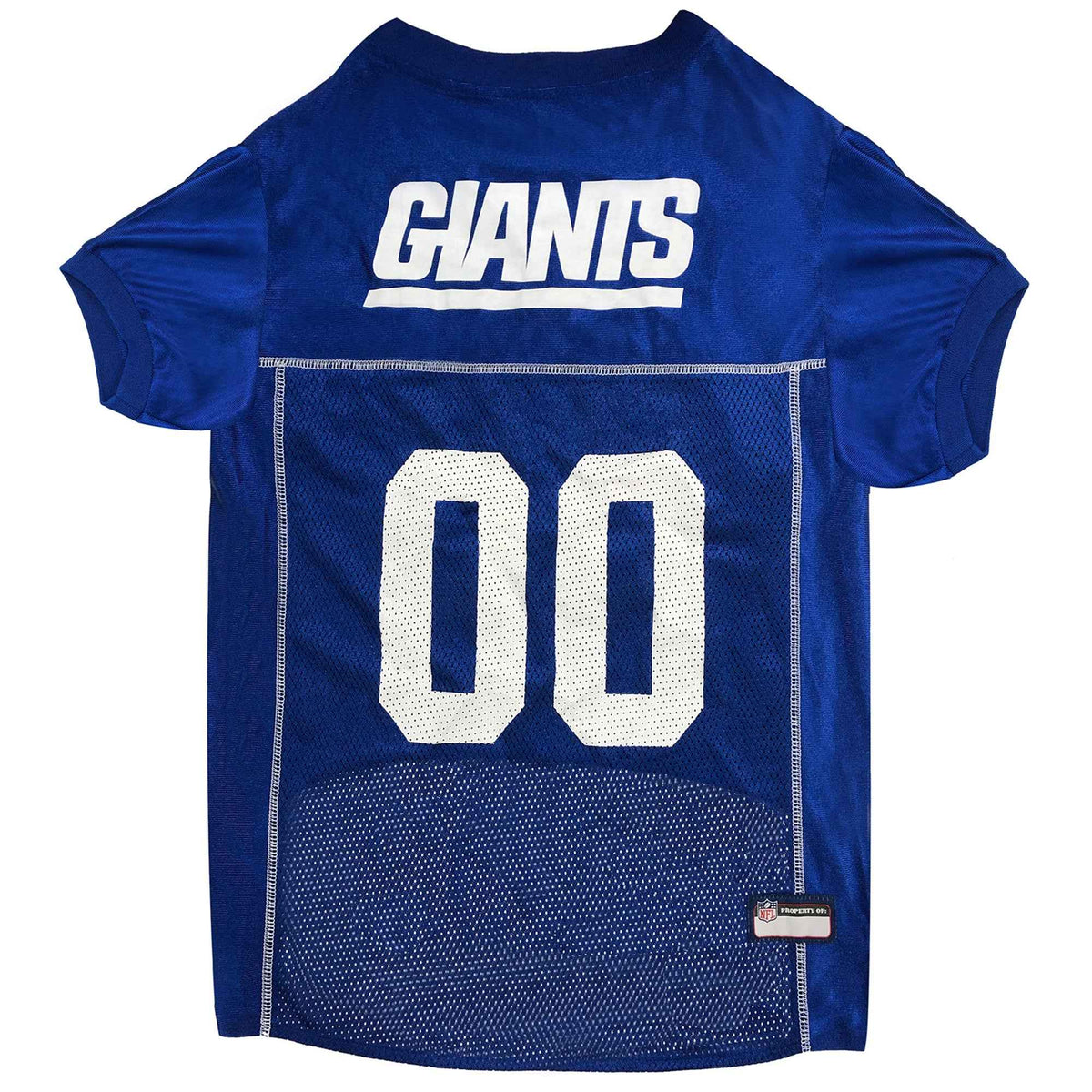 NFL New York Giants Striped Mesh Dog Jersey