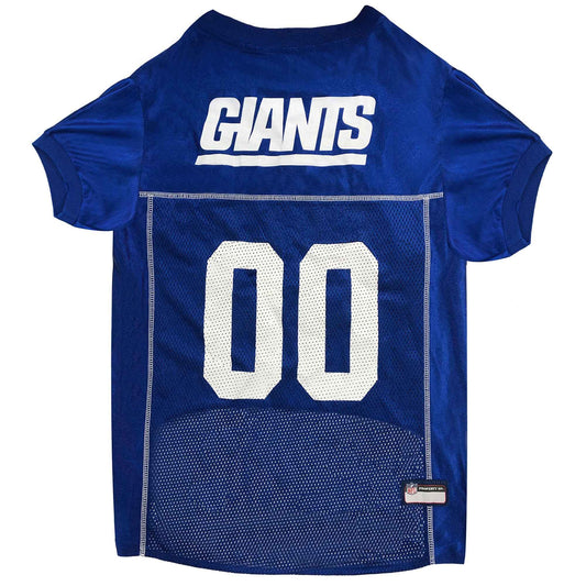 NFL New York Giants Striped Mesh Dog Jersey
