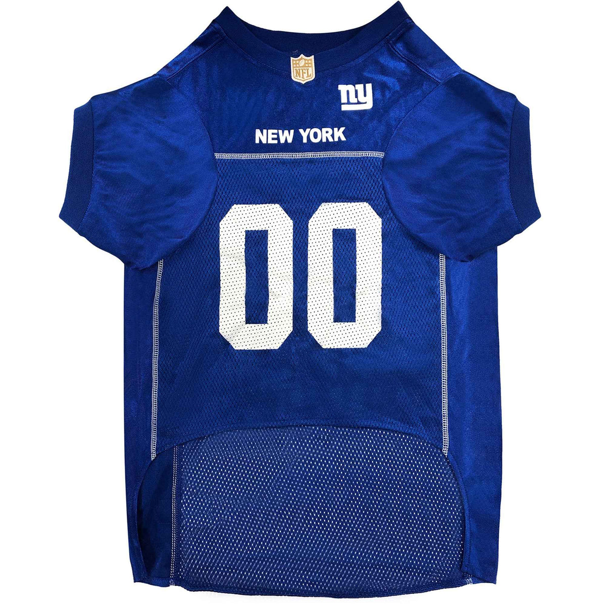 NFL New York Giants Striped Mesh Dog Jersey