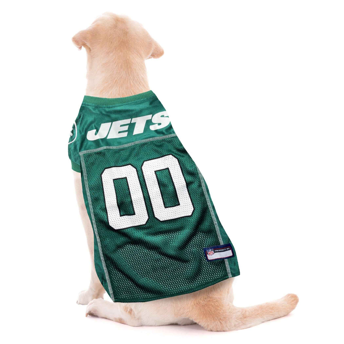 NFL New York Jets Striped Mesh Dog Jersey