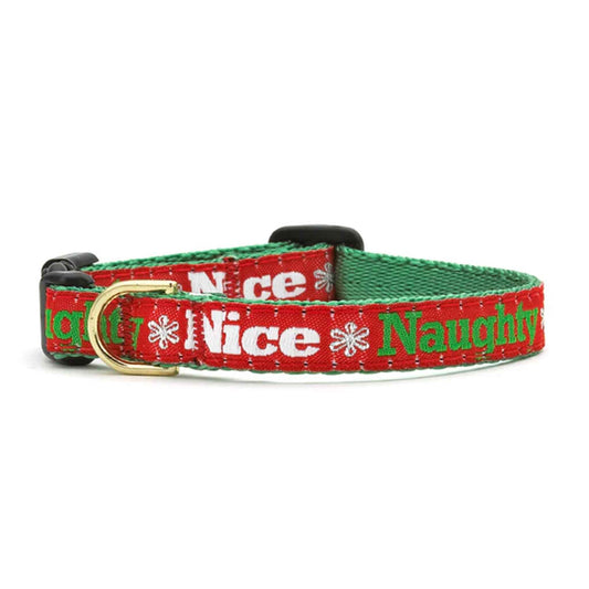 Up Country Naughty and Nice Small Breed Dog Collar Made in USA