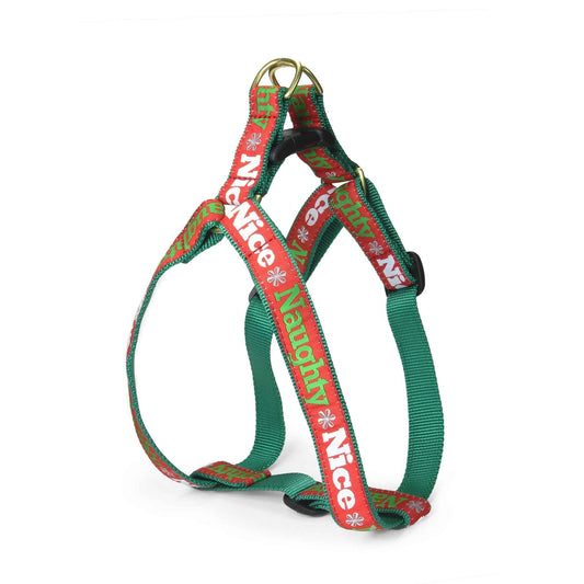 Up Country Naughty and Nice Dog Cast Brass Dog Harness