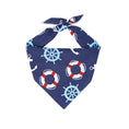 Load image into Gallery viewer, Nautical Boating Dog Bandana

