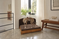 Load image into Gallery viewer, The Haven — Luxury Handcrafted Dog Bed | Solid Wood, Orthopedic, Waterproof lined
