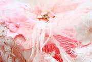 Unique Pet Feather Tutu Dog Lace Dress Princess Dress Pink Swan for Wedding Party Birthday Festival One Piece 