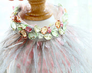 Handmade Glamorous Sequin Feather Pet Clothing Elegant Sparkling Dog Princess Dress 