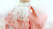 Luxury Dog Clothes Princess Pet Wedding Dress Pink Dog Gown 