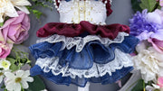 Handmade Luxury Dog Dress Royal Style Lace Tutu