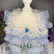 Handmade Cinderella Puppy Costume Dog Dress