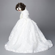 Princess Wedding Dress Dog Ball Gown 
