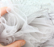 Handmade Glamorous Sequin Feather Pet Clothing Elegant Sparkling Dog Princess Dress 