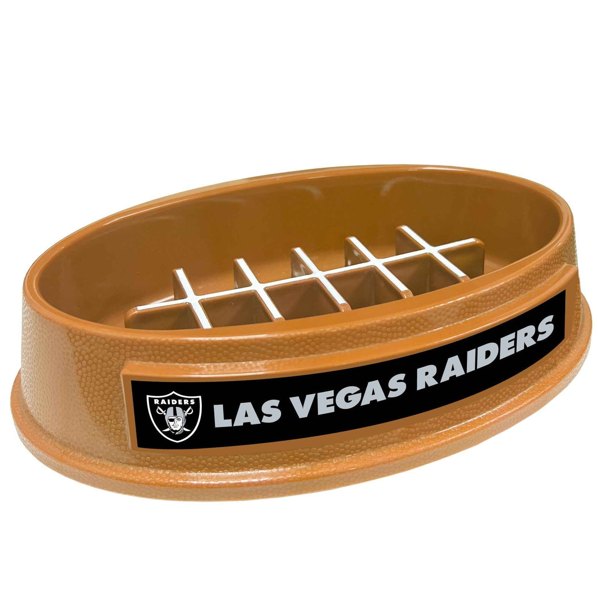 Las Vegas Raiders Football Slow Feeder Bowl