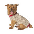 Load image into Gallery viewer, Oatmeal Cable Knit Dog Sweater
