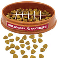 Load image into Gallery viewer, Oklahoma Football Slow Feeder Bowl
