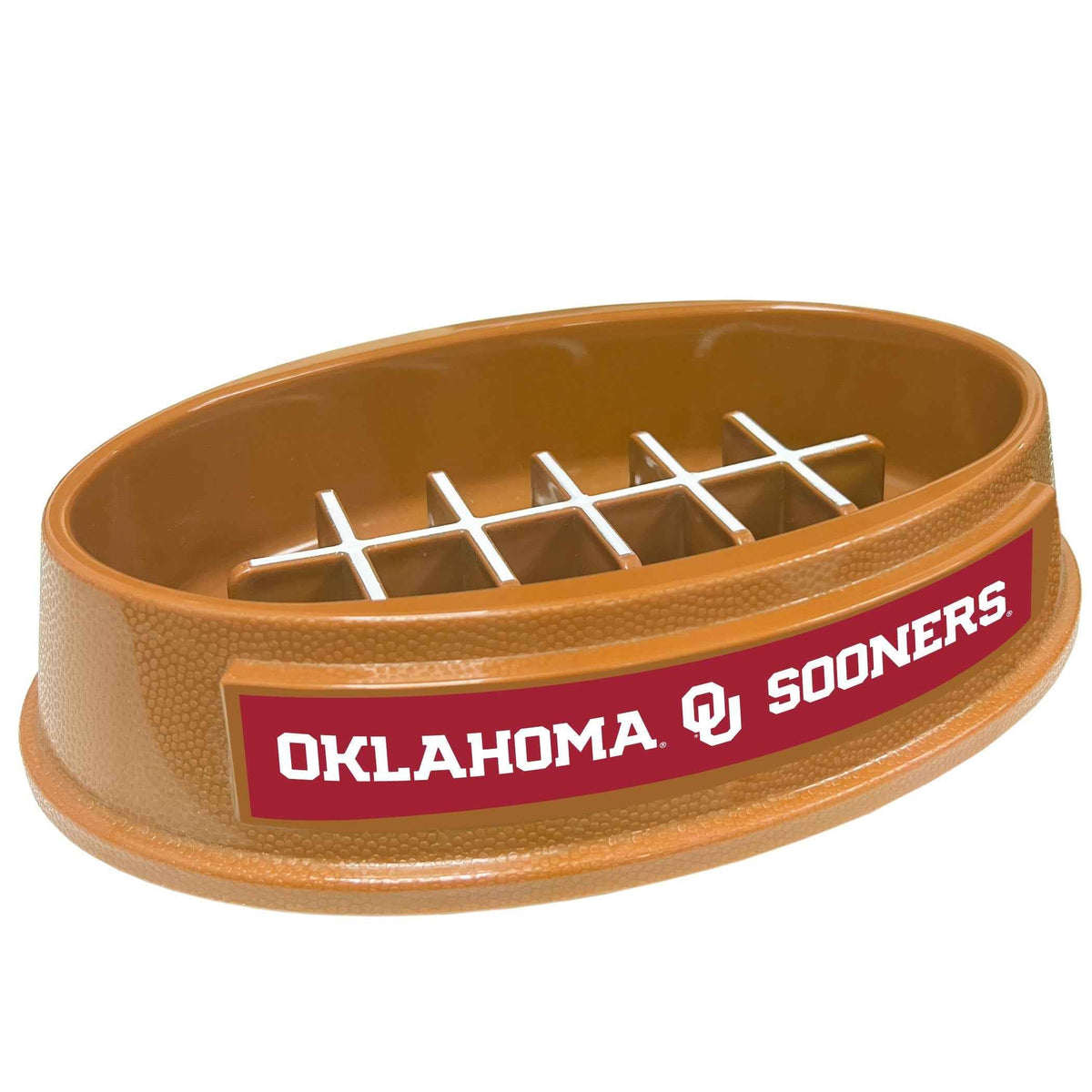 Oklahoma Football Slow Feeder Bowl