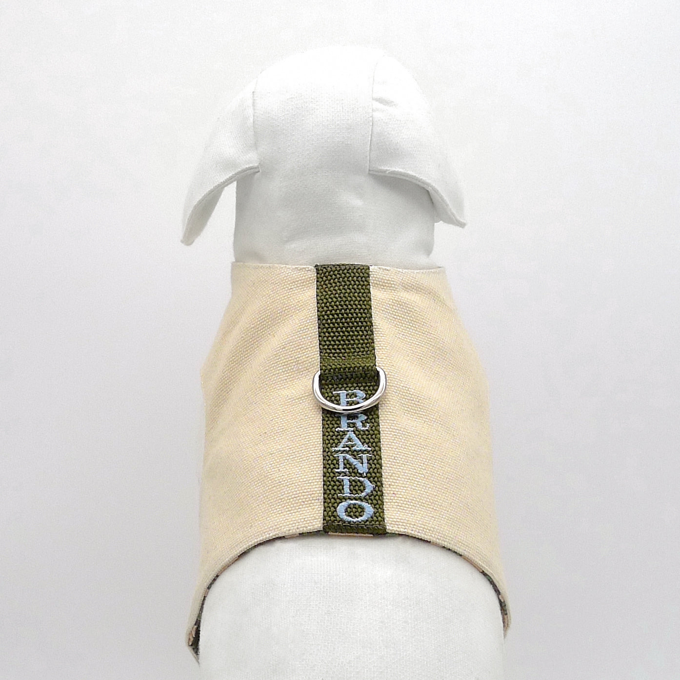 Personalized Canvas Dog Harness Vest