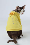 Load image into Gallery viewer, Embroidery Waffle T-Shirt - Yellow
