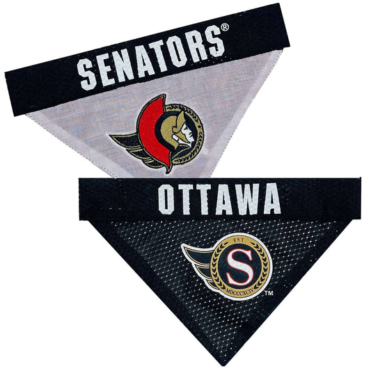 Ottawa Senators Reversible Dog Bandana