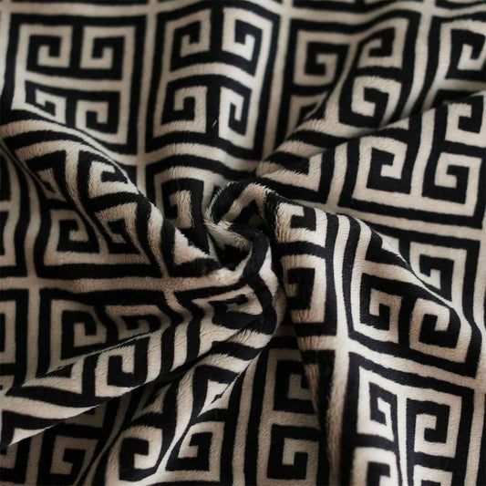 Hello Doggie Obsidian Dog Handmade blanket