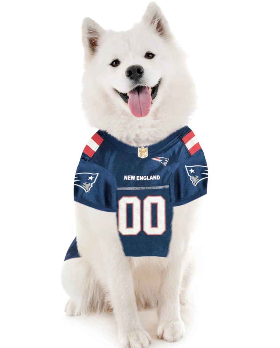 New England Patriots NFL Dog Jersey - Official Football Pet Fan Apparel
