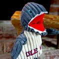 Load image into Gallery viewer, NCAA Ole Miss (U. of Mississippi), Tony Land Shark Knottie® Plush Dog Toy - image 5
