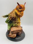 Load image into Gallery viewer, Ombre Chrome Owl Sculpture
