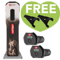 Load image into Gallery viewer, Opal Horse Design Cordless Clipper with Two Batteries with Free Grip by Heiniger
