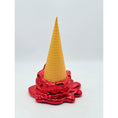 Load image into Gallery viewer, Opps! No.1 Ice Cream Sculpture - Red Chrome Edition - red chrome opps no 1 ice cream sculpture, luxury sculpture, product…
