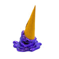 Load image into Gallery viewer, Opps! No.1 Melting Ice Cream Sculpture - Purple Chrome Edition - purple chrome opps no 1 melting ice cream sculpture, luxury…
