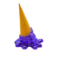 Load image into Gallery viewer, Opps! No.1 Melting Ice Cream Sculpture - Purple Chrome Edition - purple chrome opps no 1 melting ice cream sculpture, luxury…
