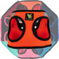 Load image into Gallery viewer, EcoBark Step In Dog Harness - XXXS to Small Breeds- Reflective Soft Mesh Harness for Teacup, Small Dogs and Puppies / Orange
