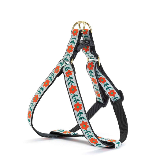 Up Country Orange You Pretty Dog Cast Brass Dog Harness