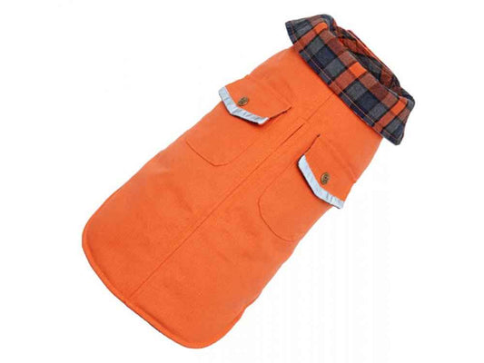 Up Country Orange Field Coat Pet Accessory