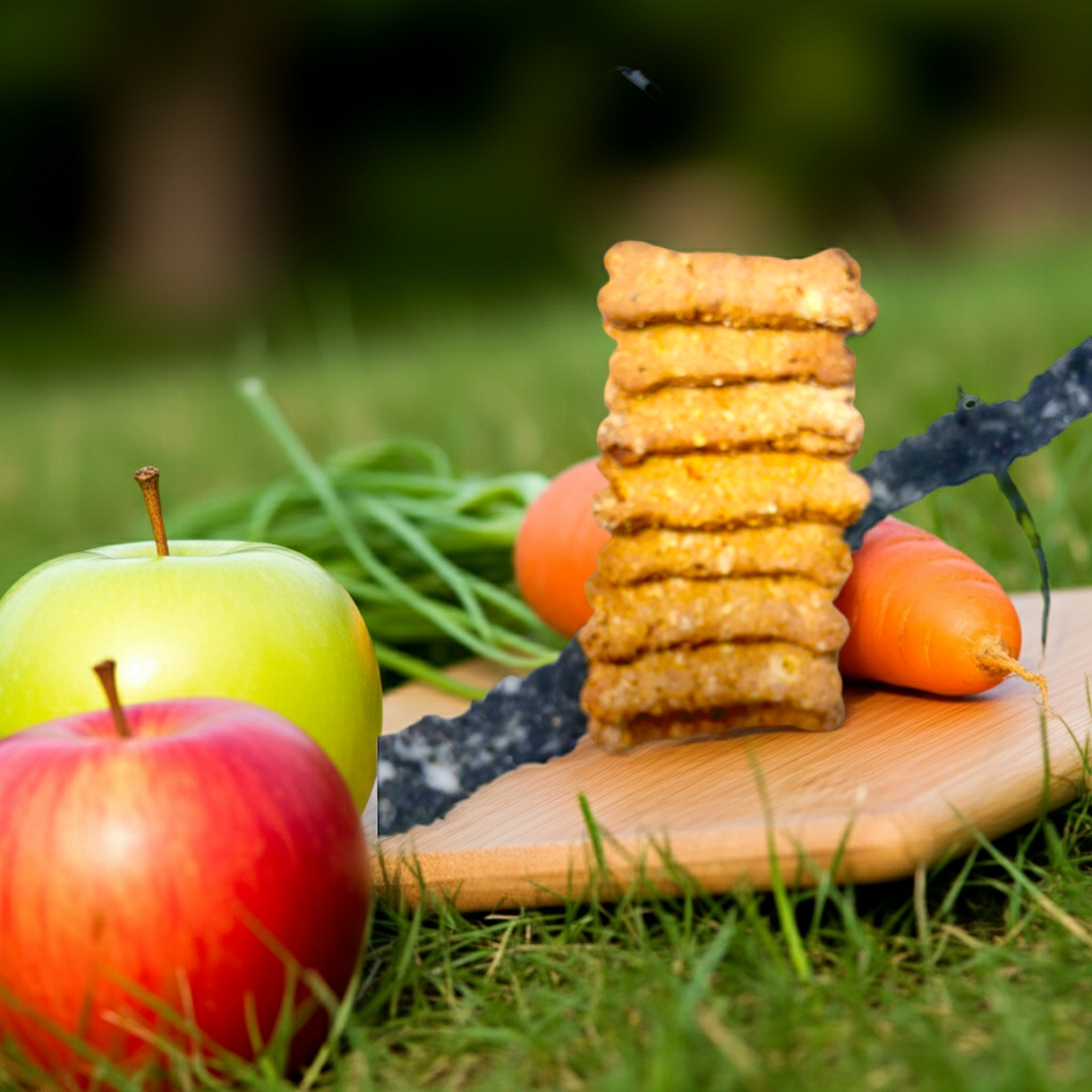 Organic Apple Carrot Bones Dog Treats