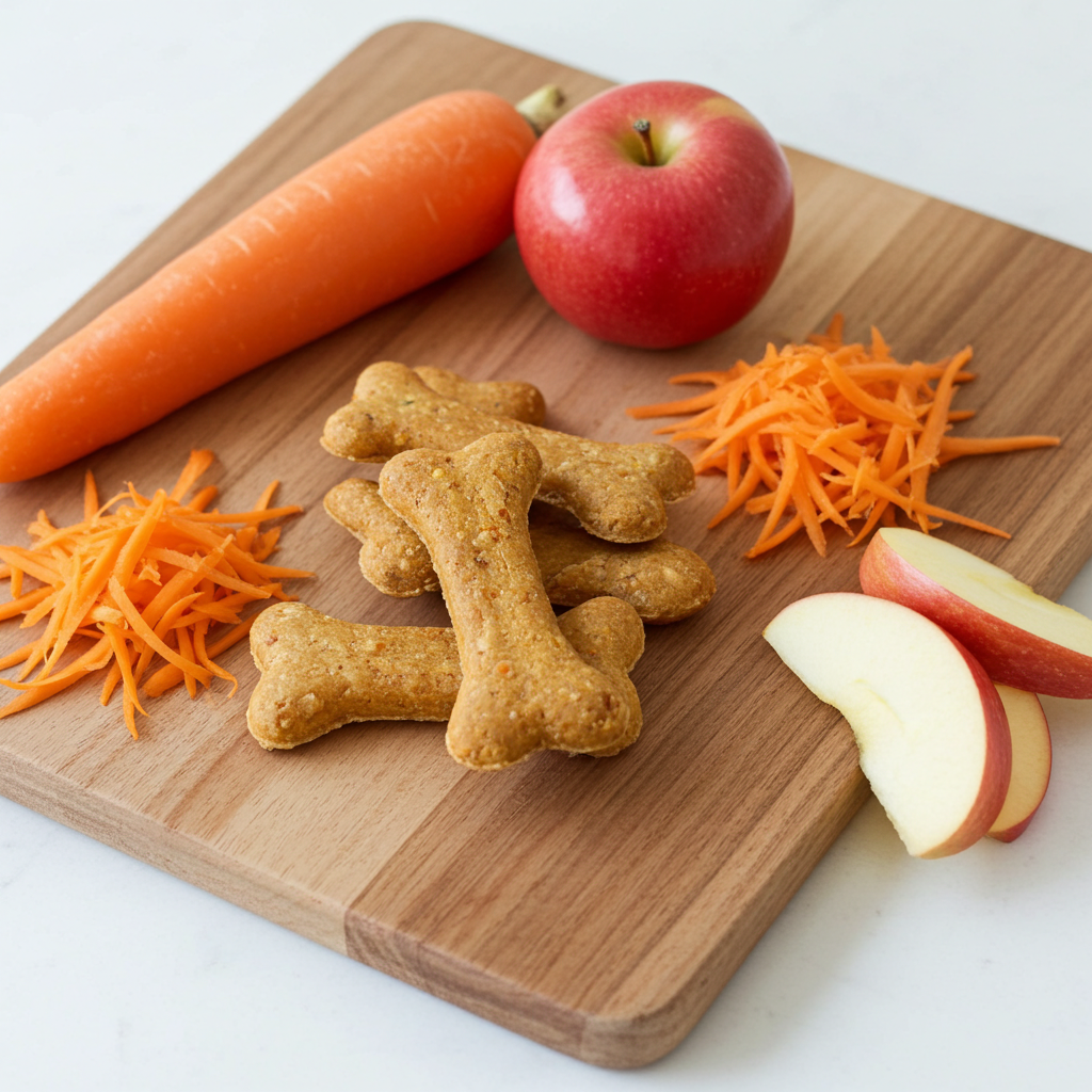 Organic Apple Carrot Bones Dog Treats