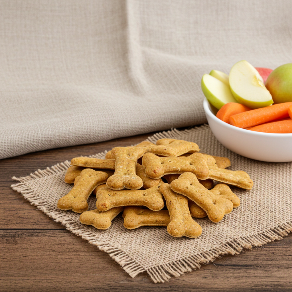 Organic Apple Carrot Bones Dog Treats