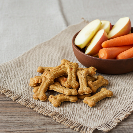 Organic Apple Carrot Bones Dog Treats