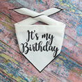 Load image into Gallery viewer, Organic Cotton Birthday Bandana
