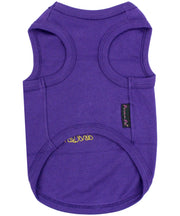 Parisian Pet 'Spoiled Rotten' Dog Shirt – Funny Embroidered T-Shirt for Dogs & Cats, Purple