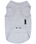 Load image into Gallery viewer, Parisian Pet 'I Love Mommy®' Embroidered Cotton T-shirt for Dogs & Cats – Gray-Valentine's Day
