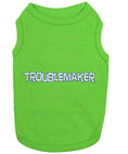 Load image into Gallery viewer, Parisian Pet 'Troublemaker' Dog & Cat T-Shirt – Funny & Comfortable Cotton Shirt, Stylish & Lightweight –Saint Patrick's Day
