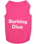Load image into Gallery viewer, Parisian Pet 'Barking Diva' Dog Shirt – Cute Slogan Pet T-Shirt for Dogs & Cats, Pink
