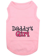 Parisian Pet 'Daddy's Girl' Pet Shirt - Dog Fashion Shirt for Dogs & Cats, Pink-Valentine's Day