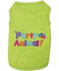 Load image into Gallery viewer, Parisian Pet 'Party Animal' Dog & Cat Shirt – Stylish Cotton T-Shirt, Embroidered Design, Machine Washable Pet Clothing – Light Green
