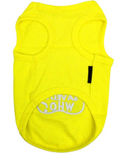 Parisian Pet 'Who Saved Who' Heartwarming Dog Shirt – Funny Slogan Pet T-Shirt for Dogs & Cats, Light Yellow