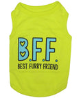 Load image into Gallery viewer, Parisian Pet 'BFF' Comfortable Embroidered Dog Shirt – Trendy Small Dog Casual Shirt for Dogs & Cats-Valentine's Day
